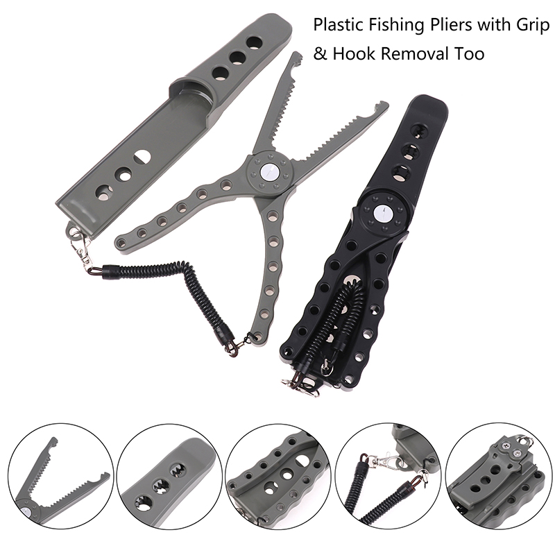 Fishing Hook Remover - 【F】Tang Pancing Plastik dengan Alat Pembuka