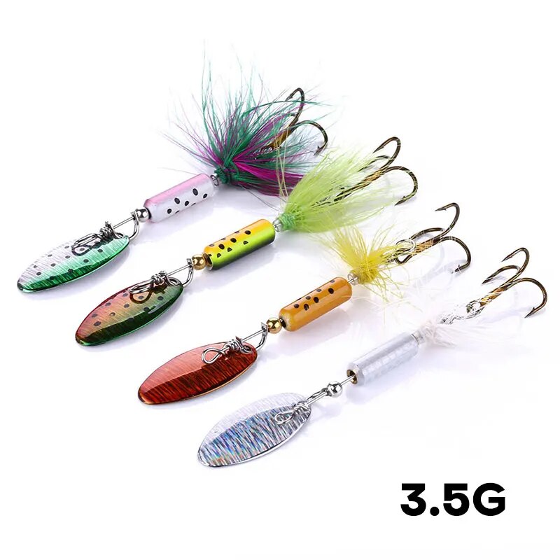 Fishing Hook Offset - Umpan pancing logam VIB, 1 buah