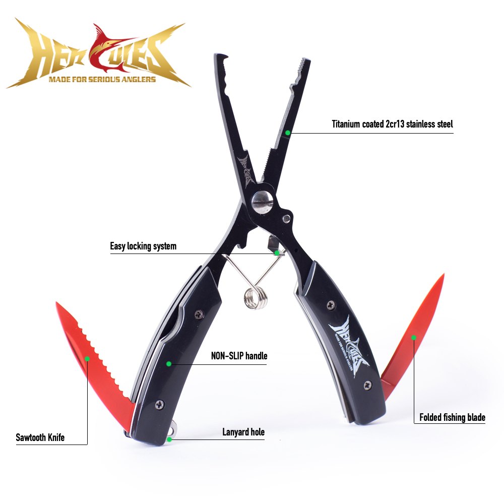 Fishing Hook Remover - Tang Pancing HERCULES dengan Sarung dan