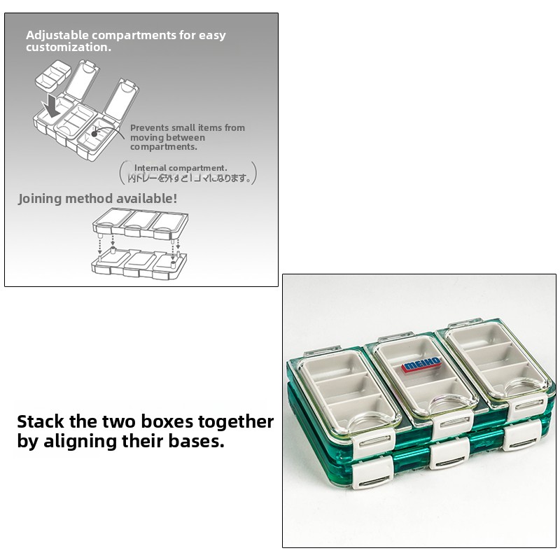 Kotak Pancing Meiho, Kotak Aks - Fishing Hook Box ulasan dan harga
